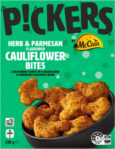 Herb & Parmesan Cauliflower Bites