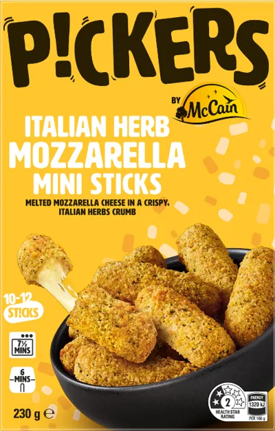Italian Herb Mozzarella Mini Sticks